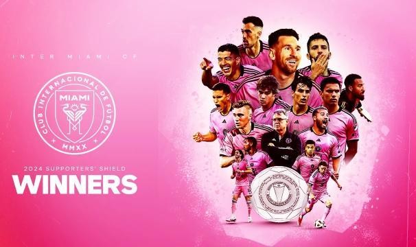 梅西梅开迎在美第二冠 迈阿密提前锁定常规赛第一